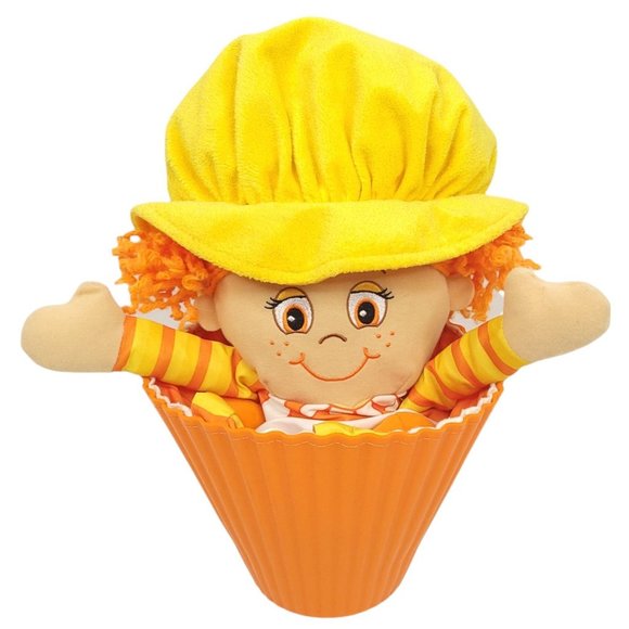 Jay At Play Little Miss Muffin Doll 16 Inch Pop Flip Plush Toy Orange Yellow - Picture 2 of 11